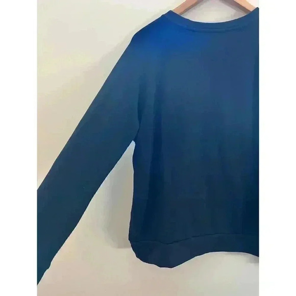 Zella Peaceful Crossover Pullover Black Size Medium - Picture 8 of 13